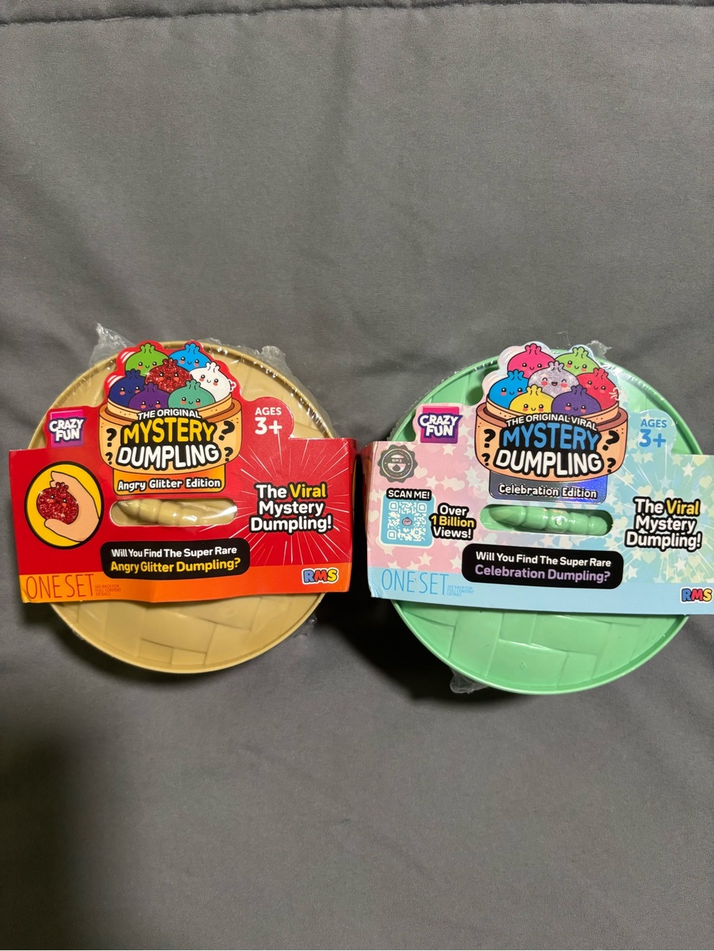 🔥Original Mystery Dumpling set of 2 - Angry Glitter and Celebration Edition🔥